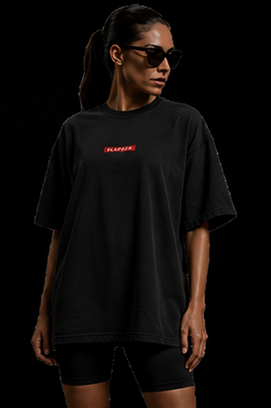 ELAPSED Biker Shorts + Tee Set — Vintage Black